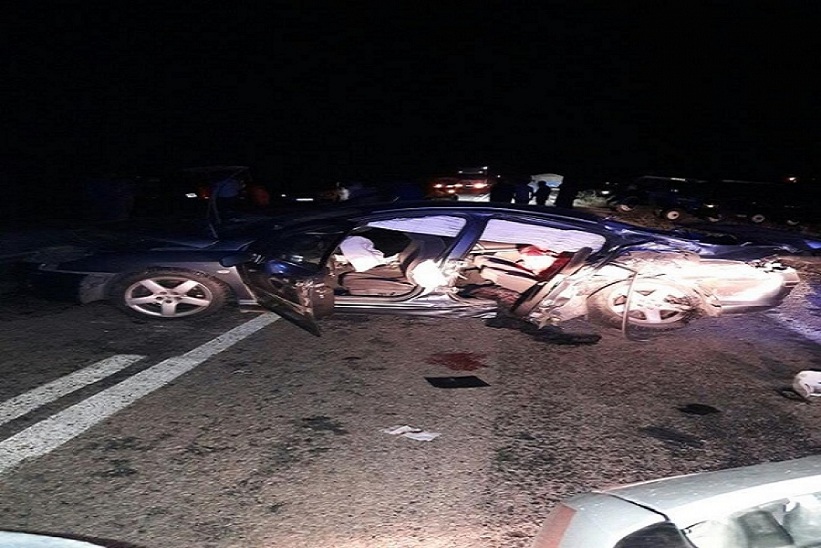 Karaşeh Köyünde Trafik Kazası , 6 Yaralı