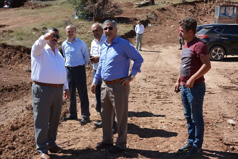 Kaymakam Yavuz Ve Başkan Yılmaz İncelemelerde Bulundular