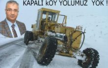 Kelkit'te Kapalı Köy Yolumuz Yok