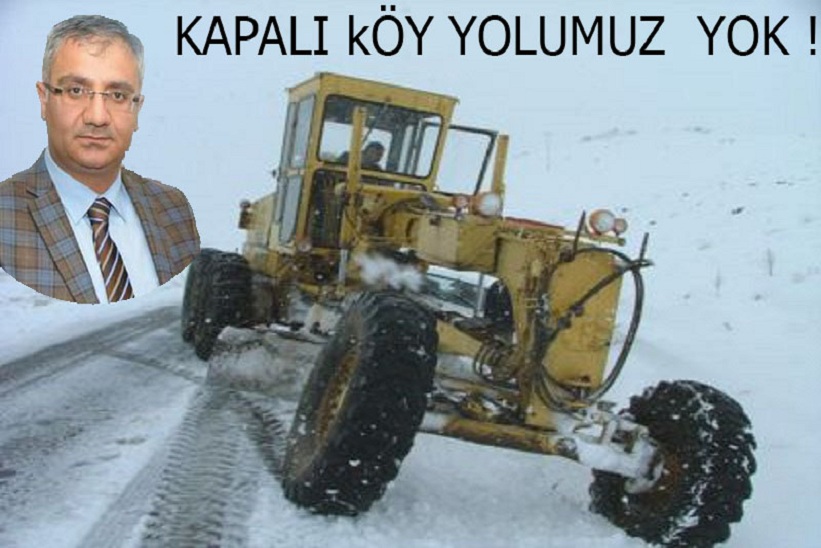 Kelkit'te Kapalı Köy Yolumuz Yok