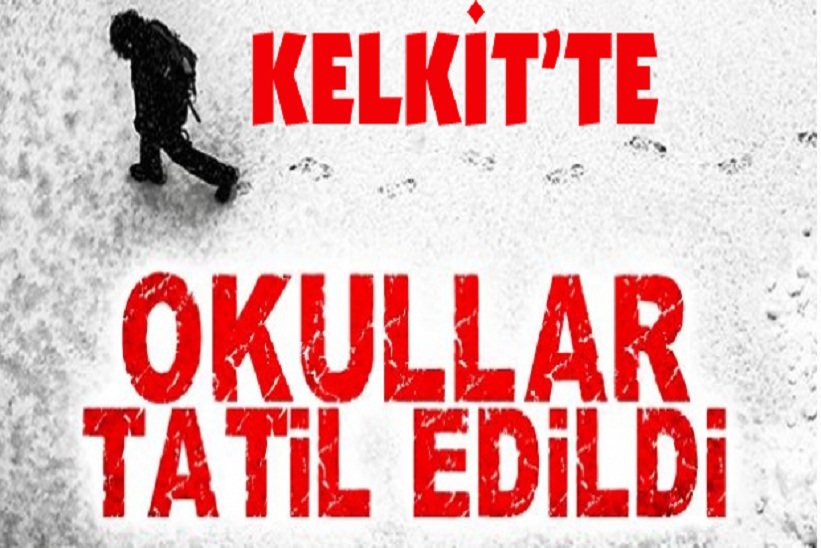 Kelkit Te Okullar Tatil Edildi