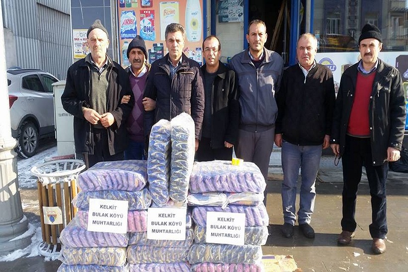 Bulak Köyü “ Halep İçin Uzat Elini “ Kampanyasına Destek Verdi