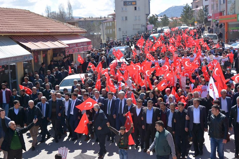 Kelkit Coşkuyla Referandum Öncesi Söze Gerek Yok Diyerek EVET Dedi.