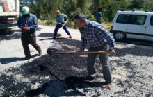 Kaymakam Yavuz Başpınar Kılıçtaşı Dayısı Kılıççı Sökmen Köyü Yol Yapım Çalışmalarını İnceledi