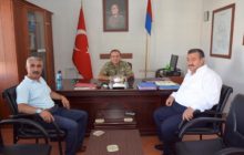 Kelkit Jandarma Komutanlığına Atanan Jan. Üst.  Özgün Gezici'yi Başkan Yılmaz Ziyaret Etti
