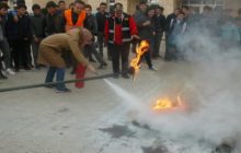 Kelkit te Uygulamalı Yangın Söndürme Tatbikatı Teorik Ve Pratik Bilgiler Verilmeye Devam Ediyor