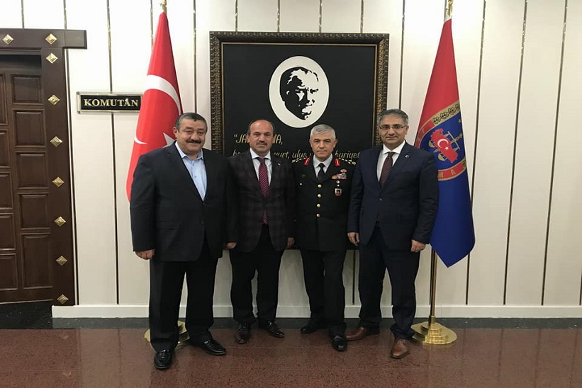 Kaymakam Yavuz Ve Başkan Yılmaz’dan Orgeneral Arif Çetin’e Hayırlı Olsun Ziyareti