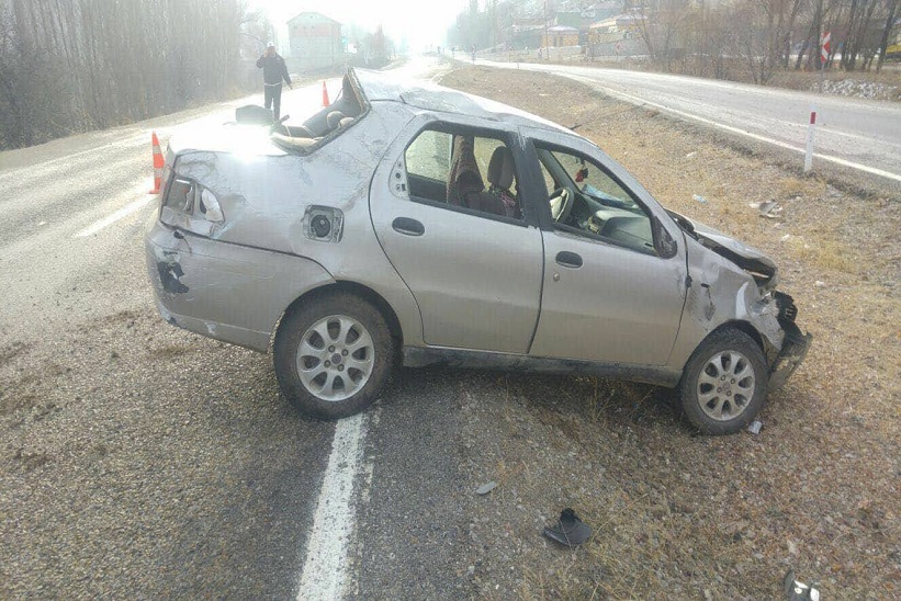 Kelkit Deredolu Mevkisin de Kaza 2 Yaralı