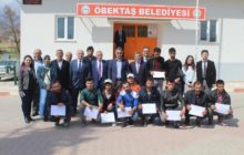 Kaymakam Yavuz Ve Beraberindekiler Kursiyerlere Sertifikalarını Takdim Ettiler