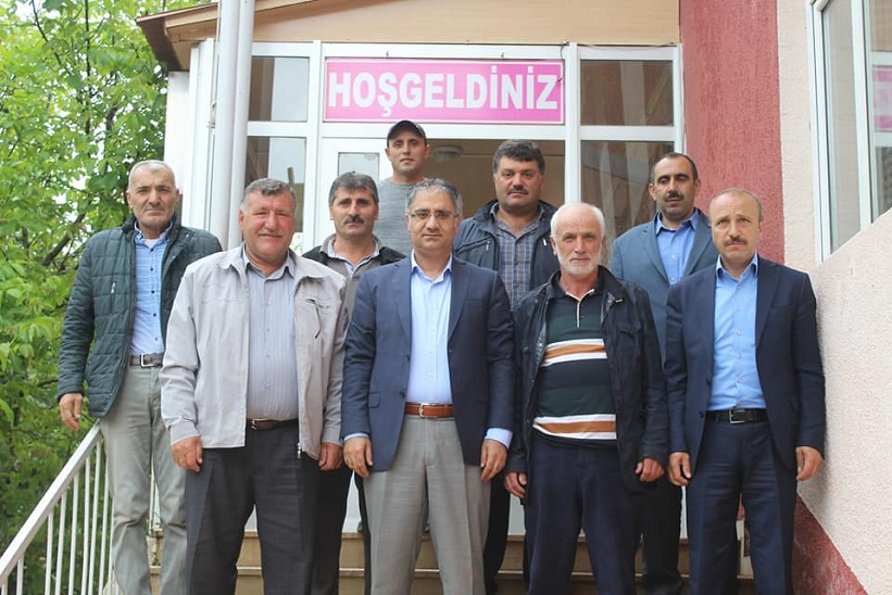 Kaymakam Yavuz KHGB Müdürü Ve Özel İdare Müdürü Söğütlü Beldesini Ziyaret Etti