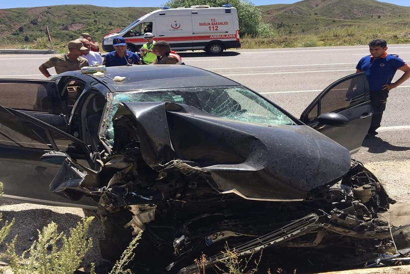 Pöske Dağında Trafik Kazası 1 Ölü