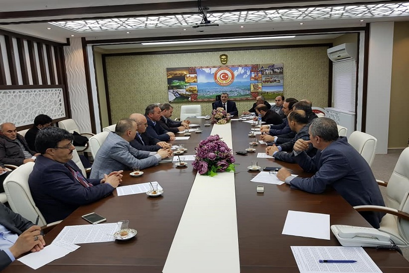 Milli Eğitim Müdürü İsmail Yücel Başkanlığında Toplantı Gerçekleştirildi.