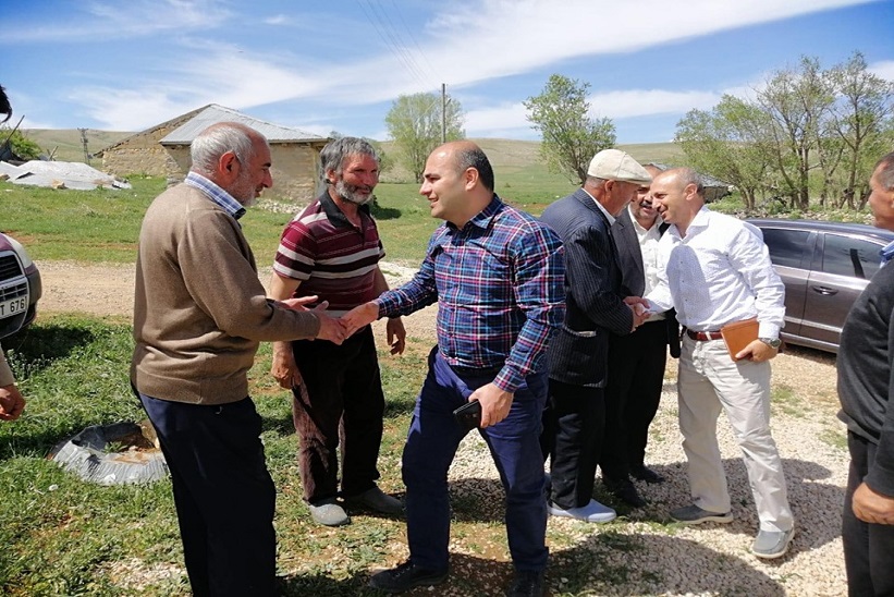 Kaymakam Ve KHGB Müdürü Çetin Kaya Ziyaretlerine Devam Ediyorlar.