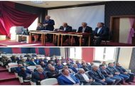Konferans Salonunda İl Genel Meclis Üyeleri Köy ve Mahalle Muhtarları ile Bir Araya Geldiler.