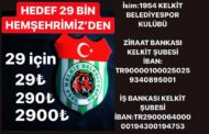 Hep Birlikte 1954 Kelkit Belediye Spor’a Destek Verelim.