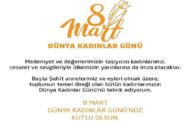 8 Mart Dünya Kadınlar Gününüz Kutlu Olsun.