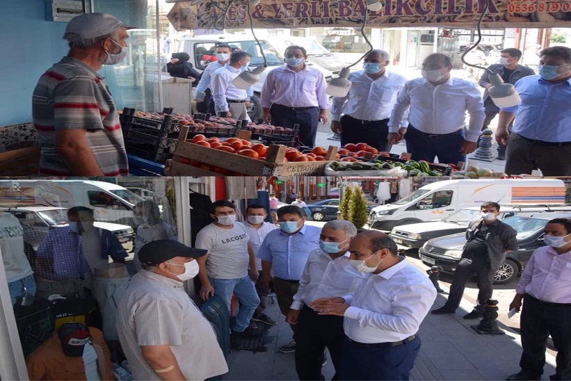Kaymakam Aydın Ve Beraberindekiler Alınması Gereken Önlemleri Hatırlattılar.