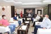 Kaymakam Aziz Onur Aydın’a Makamında Ziyaret