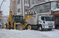 Kelkit Belediyesi  Kar Mücadelesine Devam Ediyor