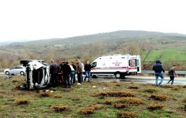 Kelkit Erzincan Karayolunda Trafik kazası Meydana Geldi , 1 Yaralı