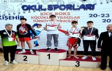 KİCK BOKS TÜRKİYE ŞAMPİYONASINDA ALTIN MADALYA KELKİT'İN