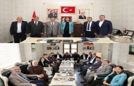AK PARTİ İL BAŞKANI VE BERABERİNDEKİLERDEN ZİYARET.
