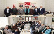 AK PARTİ İL BAŞKANI VE BERABERİNDEKİLERDEN ZİYARET.