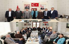 AK PARTİ İL BAŞKANI VE BERABERİNDEKİLERDEN ZİYARET.