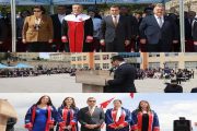 KAYMAKAM ALGIN VE BERABERİNDEKİLER MEZUNİYET TÖRENİNE KATILDI.