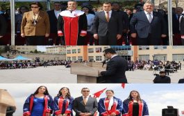 KAYMAKAM ALGIN VE BERABERİNDEKİLER MEZUNİYET TÖRENİNE KATILDI.