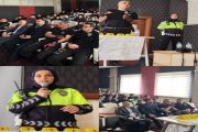 OKUL MÜDÜRÜ İLÇE EMNİYET MÜDÜRLÜĞÜNE TEŞEKKÜR ETTİ.