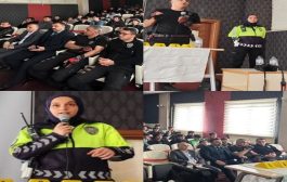 OKUL MÜDÜRÜ İLÇE EMNİYET MÜDÜRLÜĞÜNE TEŞEKKÜR ETTİ.