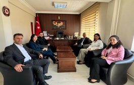 KAYMAKAM ALGIN VEDA ZİYARETİNDE BULUNDU.