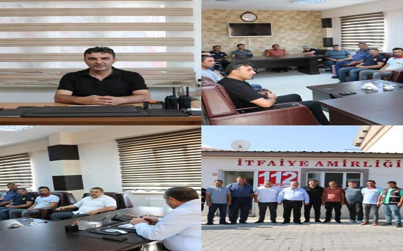 BAŞKAN YILMAZ İTFAİYE EKİBİNE TEŞEKKÜR ETTİ.