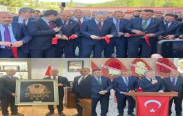 MHP GENEL BAŞKAN YARDIMCISI VE BERABERİNDEKİLER BELDEDE AÇILIŞ GERÇEKLEŞTİRDİLER.