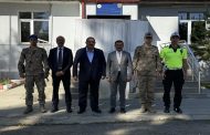 BAŞKAN YILMAZ VE BERABERİNDEKİLERDEN YENİYOL JANDARMA KARAKOLUNA ZİYARET.