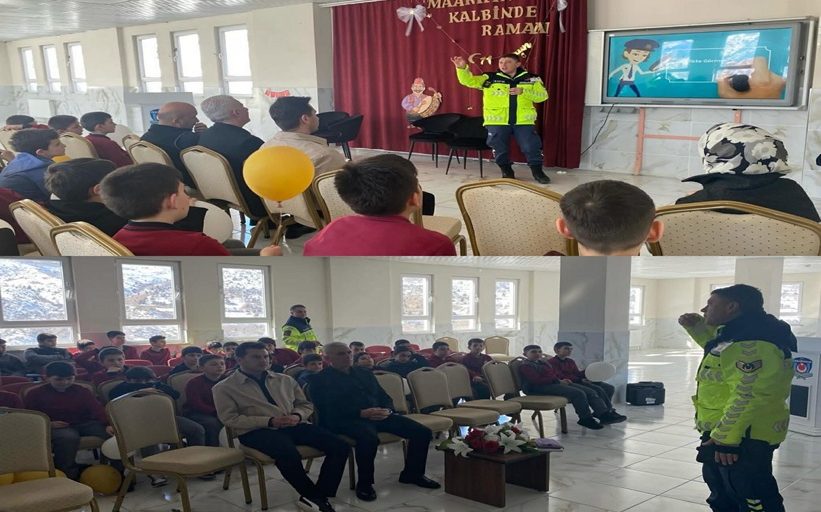 ÜNLÜPINAR İHO ÖĞRENCİLERİNE TRAFİK EĞİTİMİ VERİLDİ.